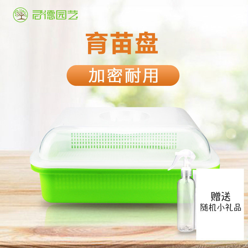 君德豆芽育苗托盘无土栽培水培纸上种菜种植盘盆托蔬菜发芽盆芽苗