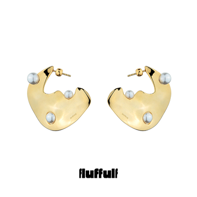 fluffulf原创先锋曲奇饼干耳环