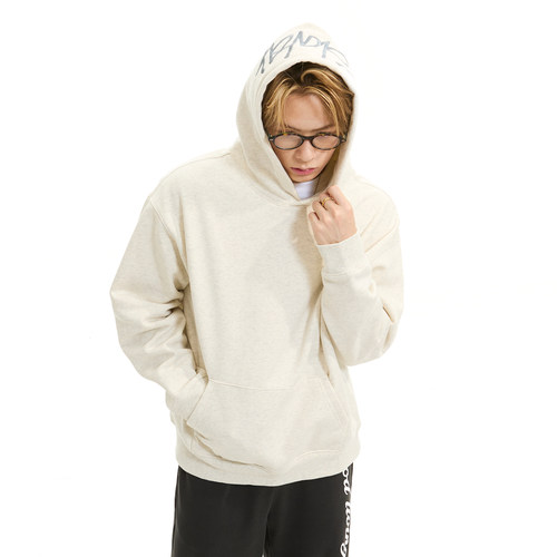 GOODLIVEABLE加绒刺绣连帽卫衣