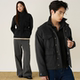 GOODLIVEABLE重磅短款 夹克休闲复古早春外套 多口袋可调节毛呢猎装