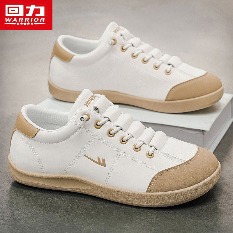 回力男鞋2026春季新款小白鞋男款一脚蹬透气休闲运动宽脚阿甘板鞋