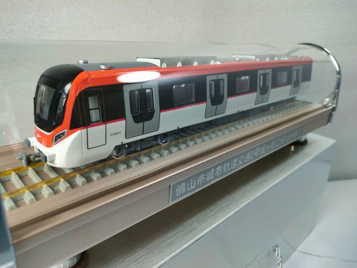 佛山地铁2号线列车模型佛山地铁列车模型收藏商务送礼地铁模型