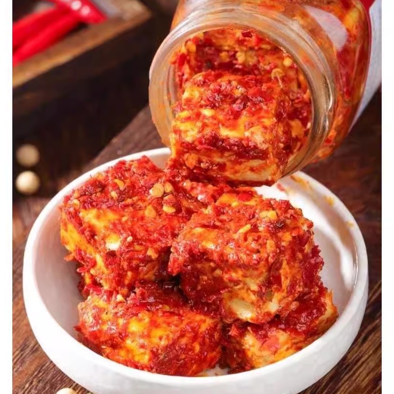 湖南豆腐乳白溪特产210g罐装香辣霉豆腐0油0防腐下饭菜农家自制旗