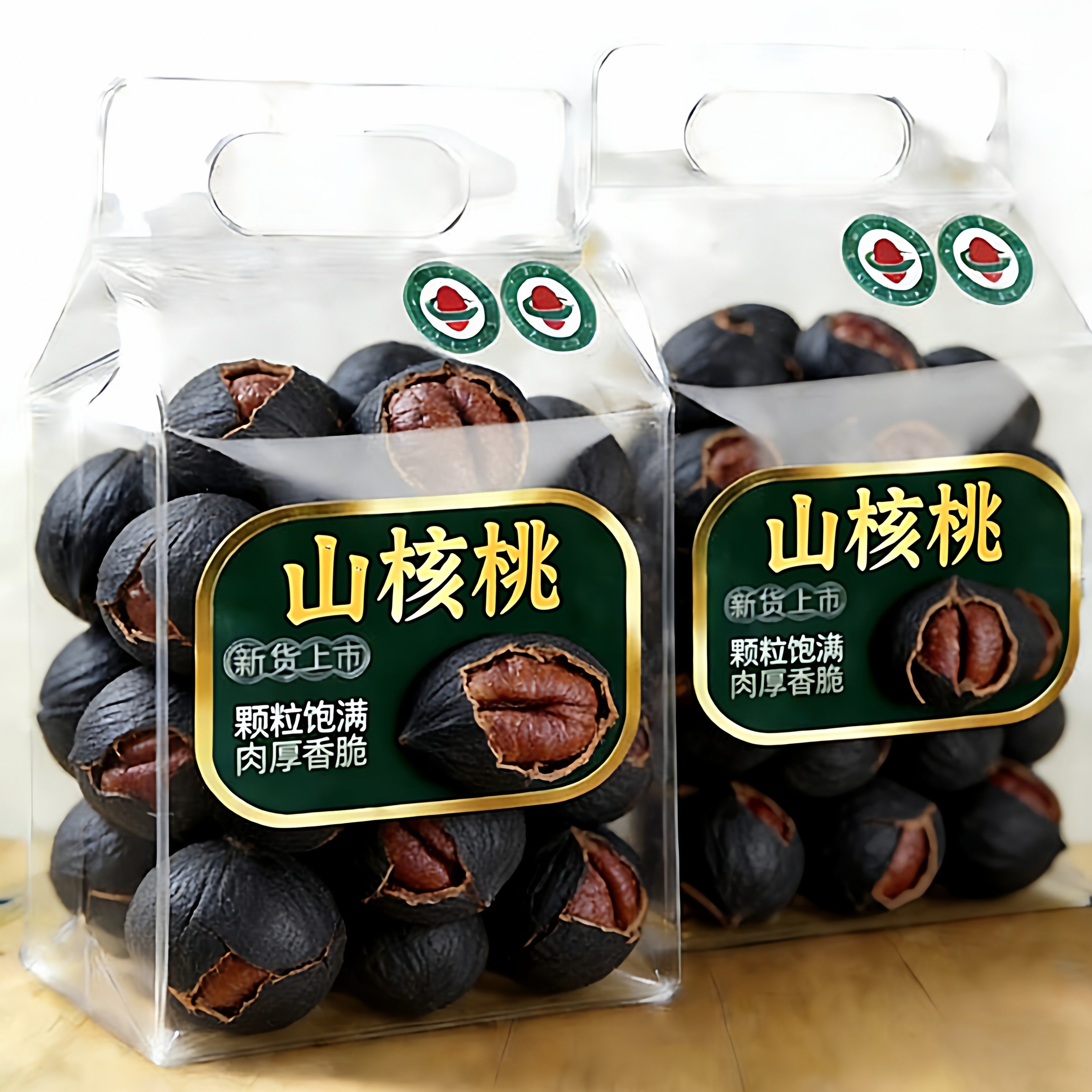 25年新货官方旗舰店正品临安手剥山核桃水煮小坚果仁零食罐装年货