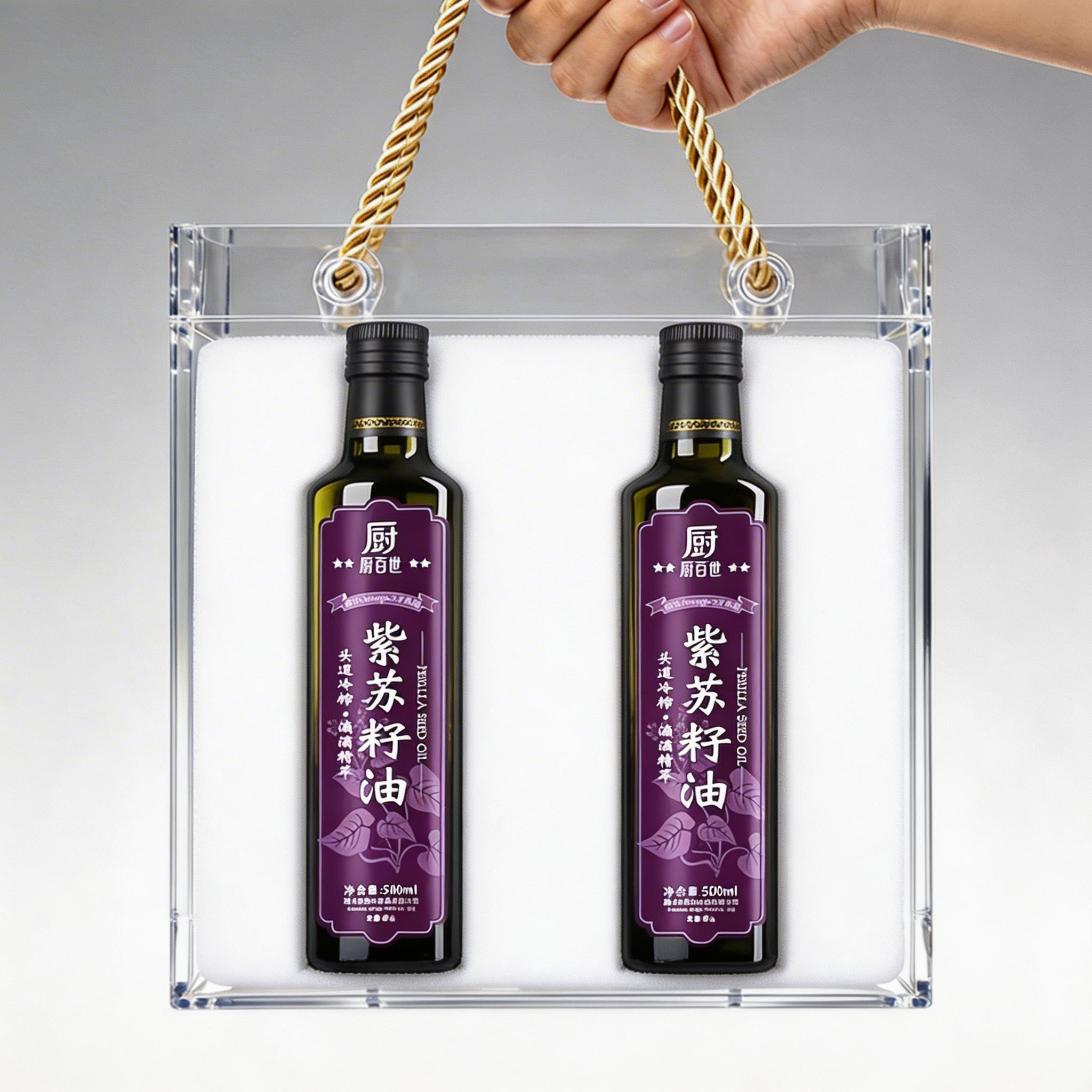 有机紫苏籽油一级冷榨高Omega3