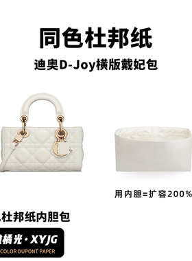 DGAZ汐雅橘光适用Dior迪奥D-Joy横版戴妃包同色杜邦纸内胆包XYJG