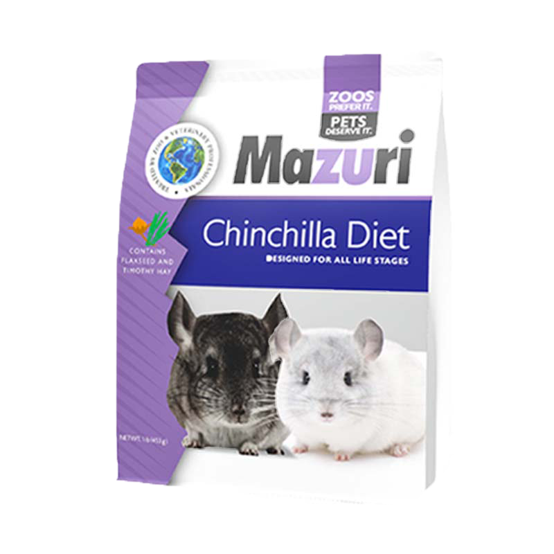现货 美国进口Mazuri马祖瑞龙猫粮食主粮1磅454克保质期28年3月