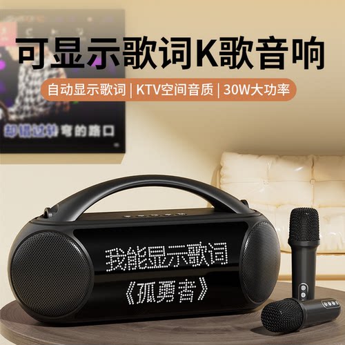 【可显示歌词】k歌音响双行歌词