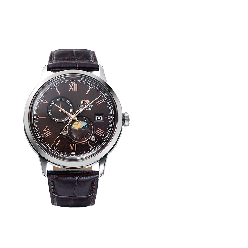 Orient东方双狮机械表男士日本官方手表经典系列皮表带新品上线