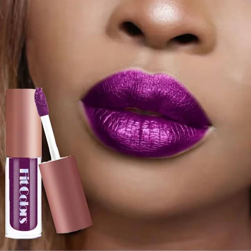 Diamond Glitter Lip Gloss Matte Lipsticks Makeup 4 Parts/Set