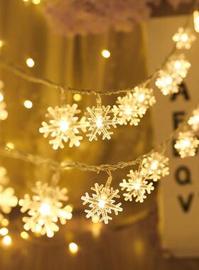 Snowflake LED Light Christmas Decorations For Home Hanging