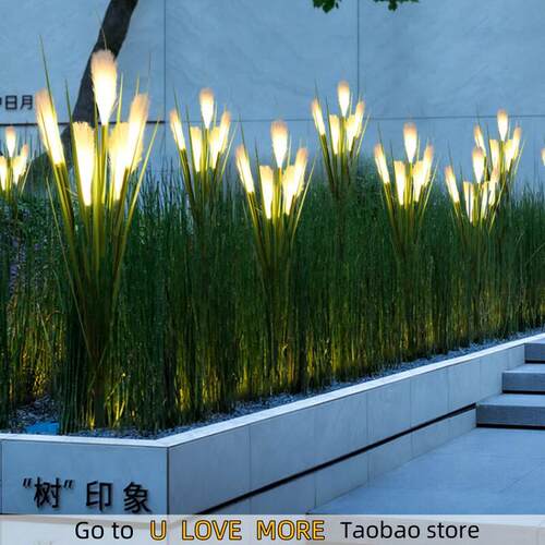 Solar Garden Light Outdoor Waterproof Fiber Landscape Lights