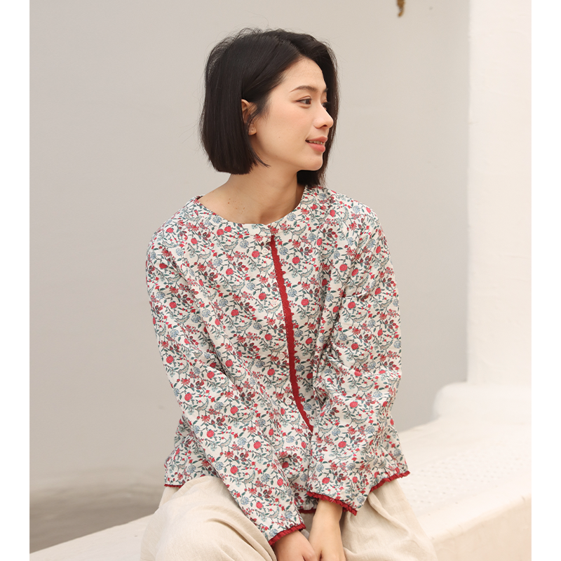 无色无味春季新款休闲圆领衬衫