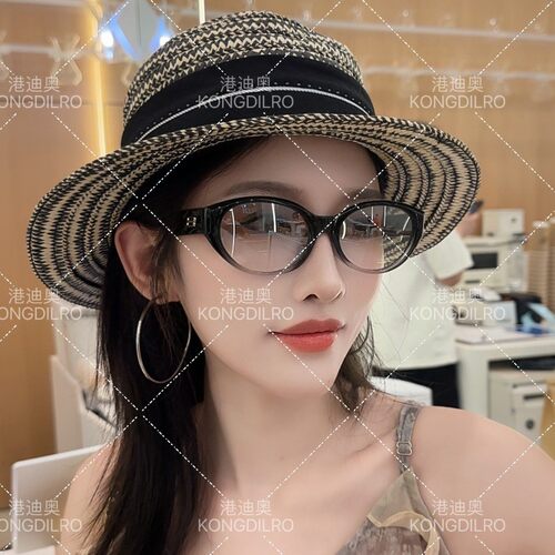 KONGDILRO新款猫眼墨镜百搭防晒防紫外线高级显脸小洛厄威太阳镜