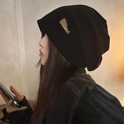 抖音finestate大头围堆堆帽女秋冬季保暖护耳月子帽冷帽包头帽女