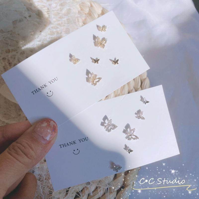 原创设计s925纯银耳骨钉女立体小蝴蝶耳钉高级感侧耳骨耳环双耳洞,饰品/流行首饰/时尚饰品新,耳钉,淘宝优惠券,粉丝福利购,淘宝优惠卷