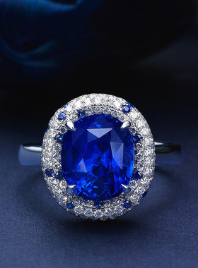 高端网红热卖新品仿真尖晶蓝宝石