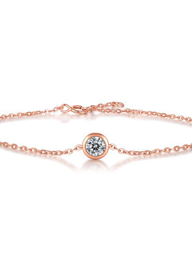 极简风单钻泡泡仿真钻石手链