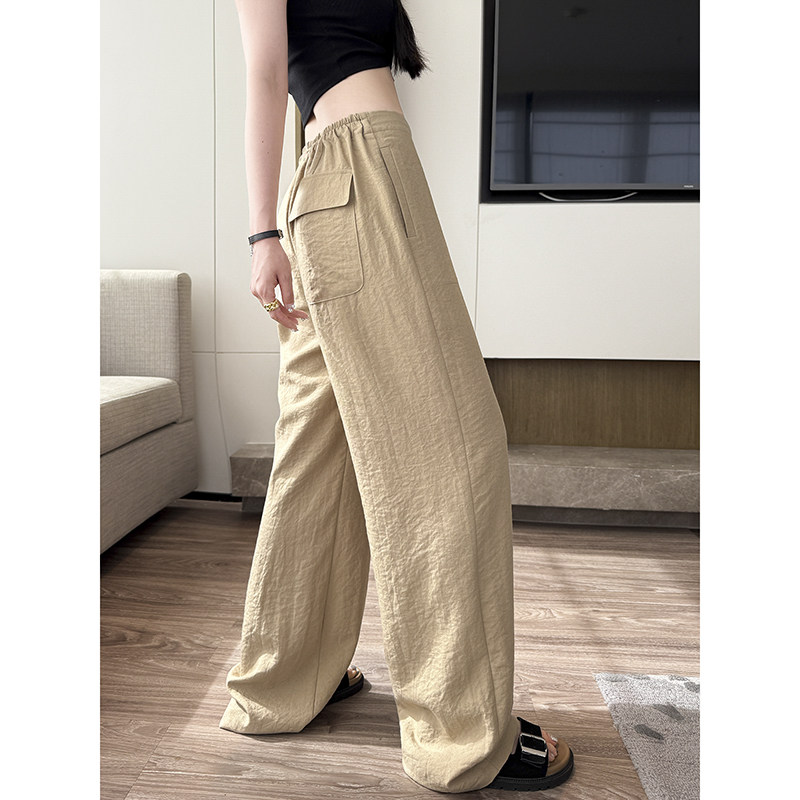 2025夏季薄亚麻直筒裤女老钱风慵懒休闲拖地阔腿裤防晒透气凉凉裤,女装/女士精品,休闲裤,淘宝优惠券,粉丝福利购,淘宝优惠卷
