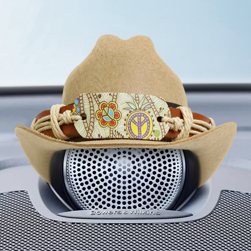 沃尔沃宝华帽子牛仔帽摆件音响气质装饰品S60/90/XC60/90车内饰