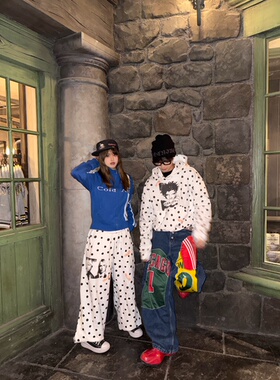 CAXx&红烧脚指甲 blood男孩波点卫衣套装Polka dot hoodie set