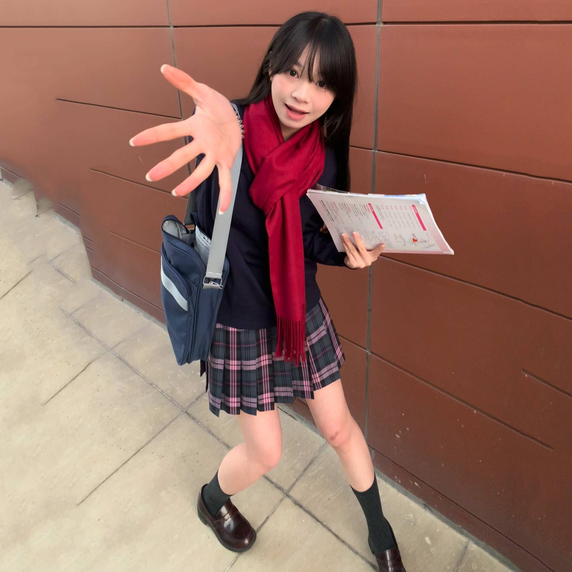 亚樱女子高/jk制服裙日系校供感格裙半身裙秋冬百褶裙学院风裙子