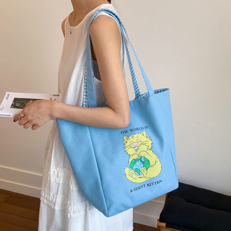 大容量学生通勤小众托特包