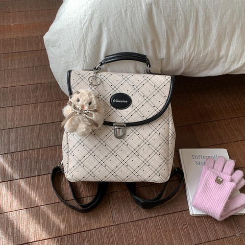 通勤背包大容量小众旅游书包潮