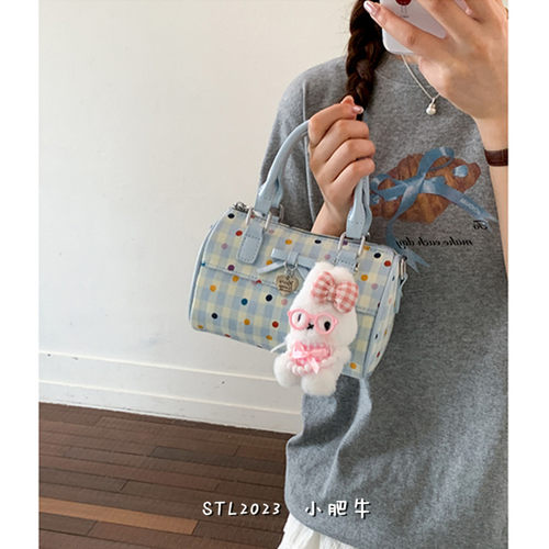 网红日韩风甜美枕头包包女
