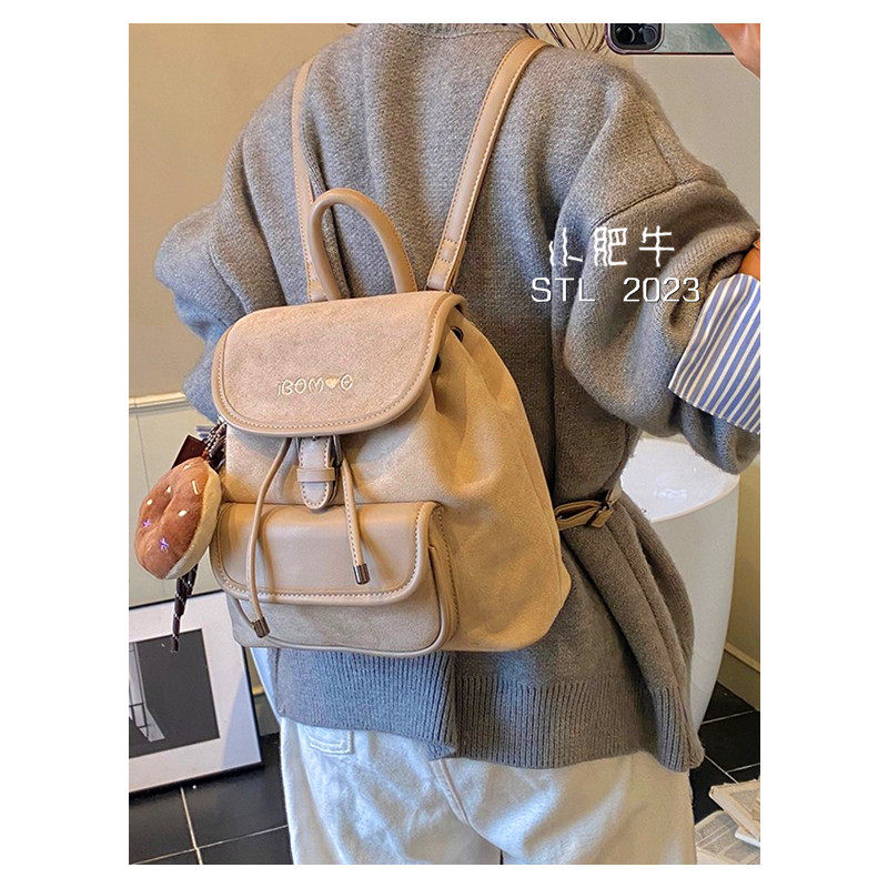 小众复古轻奢翻盖双肩包包女2025新款百搭通勤背包高级感旅行书包,箱包皮具/热销女包/男包,通用款女包,淘宝优惠券,粉丝福利购,淘宝优惠卷