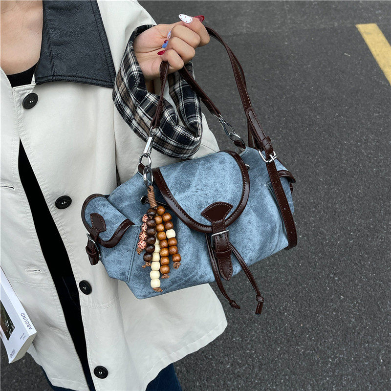 美式复古大容量斜挎包包女时尚都市小众枕头包大容量休闲单肩包,箱包皮具/热销女包/男包,通用款女包,淘宝优惠券,粉丝福利购,淘宝优惠卷