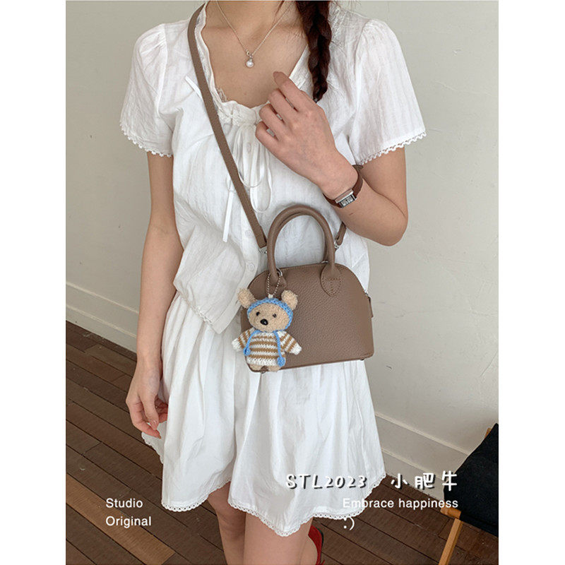 高级感小众贝壳包包女2026春季新款时尚韩版中古迷你斜挎包小方包