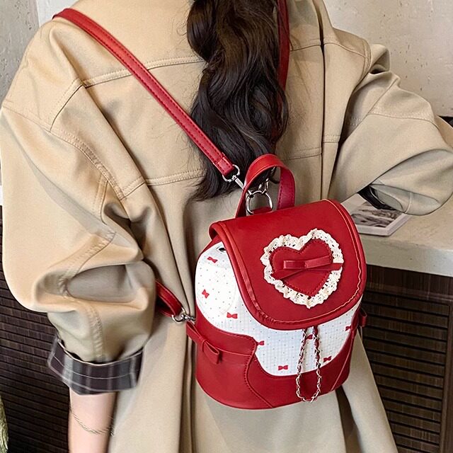 超火网红洋气双肩包包女2026新款时尚学院风可爱背包高级感小书包