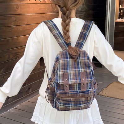 韩版复古大学生上课通勤包