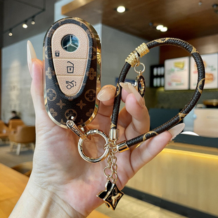 C级E级CLE EQE GLC保护扣350EL包 AMG 奔驰汽车专用钥匙套2026新款