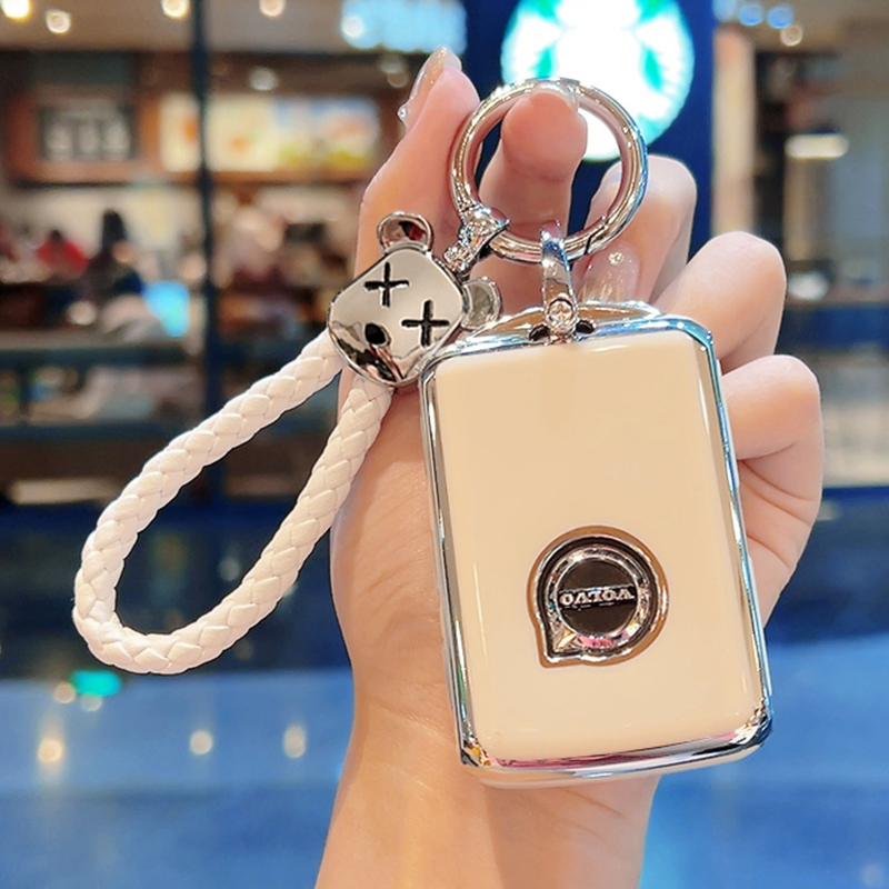 新款沃尔沃钥匙套高档全包扣