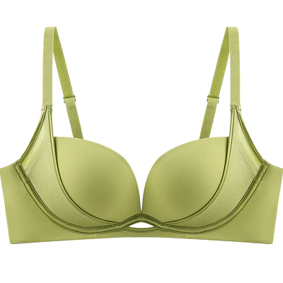 小胸内衣猫人无钢圈聚拢文胸