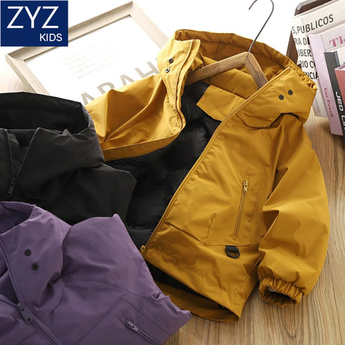 男童冬款加厚保暖棉服防风外套潮