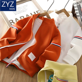 男童春秋外套4岁 上衣 14岁男孩拉链立领防风儿童洋气休闲百搭童装