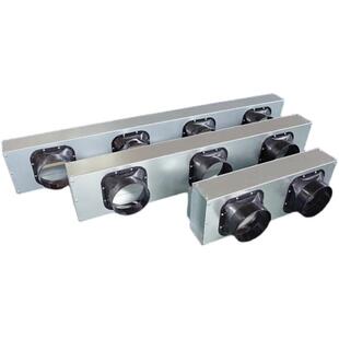 中央空调出风箱组合式风机盘管静压箱一拖多软风管射流出风分风口