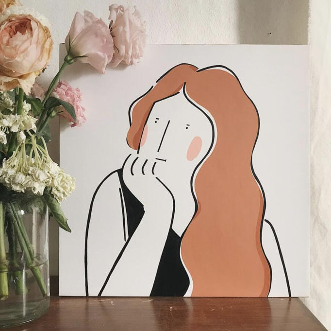 pop art | 韩国彩色装饰板 波普艺术 男孩/女孩 夏日感 3款入