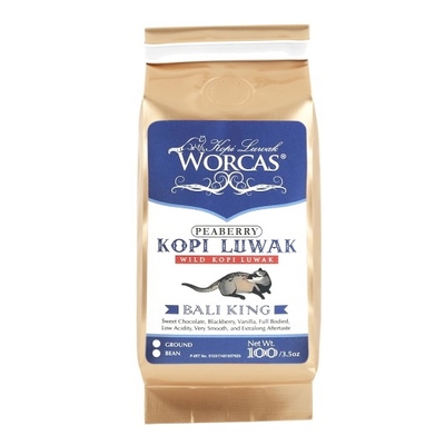 Worcas猫屎咖啡迦佑巴厘岛产区经济实惠装印尼原装进口精品咖啡豆