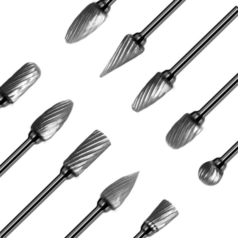 硬质合金旋转锉木雕根雕铣刀木工3*6套装电磨钨钢厂家直销十件套