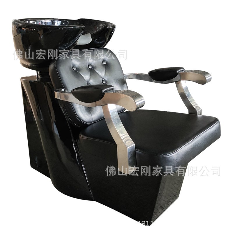 理发店洗头床美发店发廊半躺式美发床高端冲水床