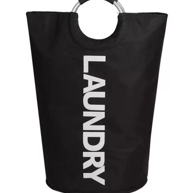 厂家多功能牛津布脏衣服收纳篮可折叠脏衣篮收纳筐圆环手提脏衣篓