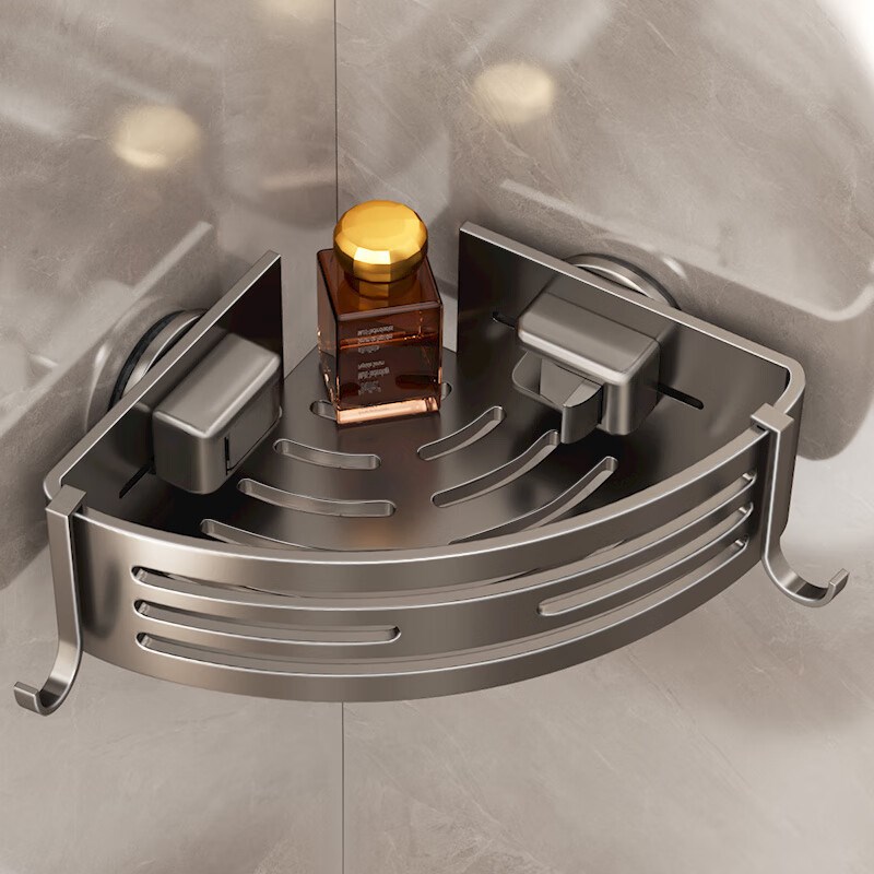 吸盘毛巾架卫生间强力免打孔毛巾挂杆壁挂式双杆浴室凉毛巾杆酒店