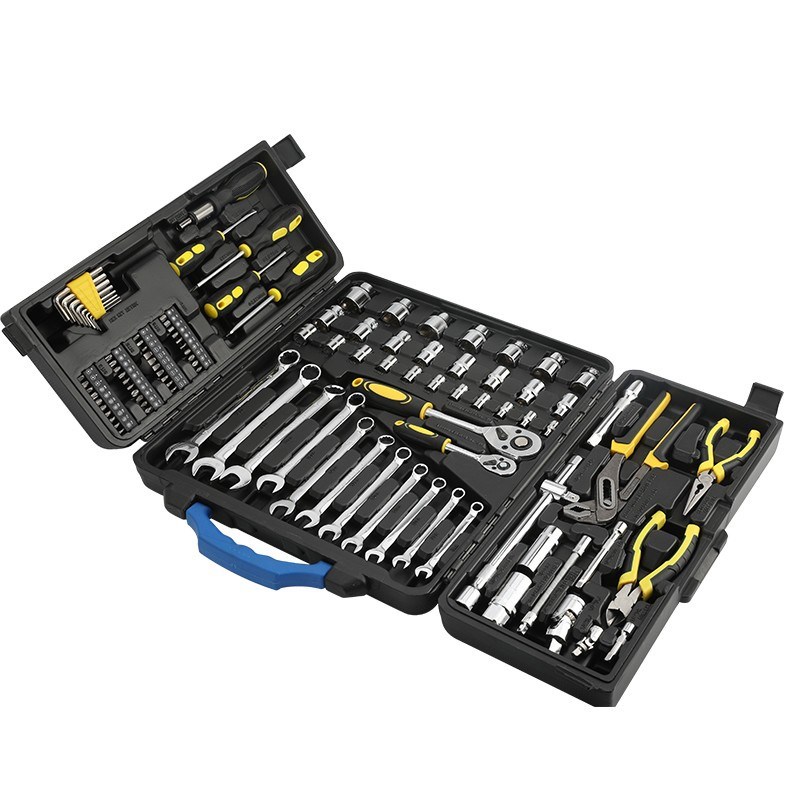 工厂汽修工具套装110件套三开外贸工具组合110PCS