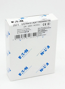 EATON 伊顿 星三角时间继电器 ETR4-51-A XTTR6A60S51B