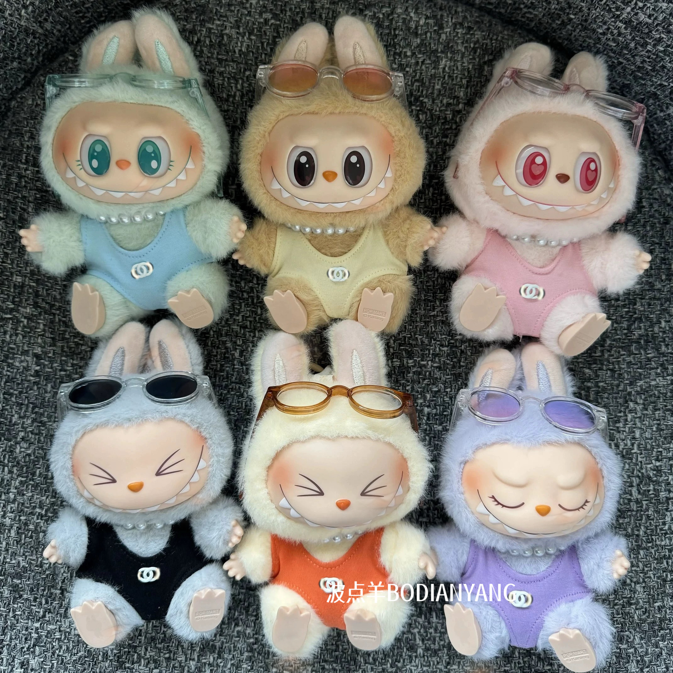 夏日辣妹泳衣系列labubu一代二代三代通用潮玩娃衣拉布布时髦衣服