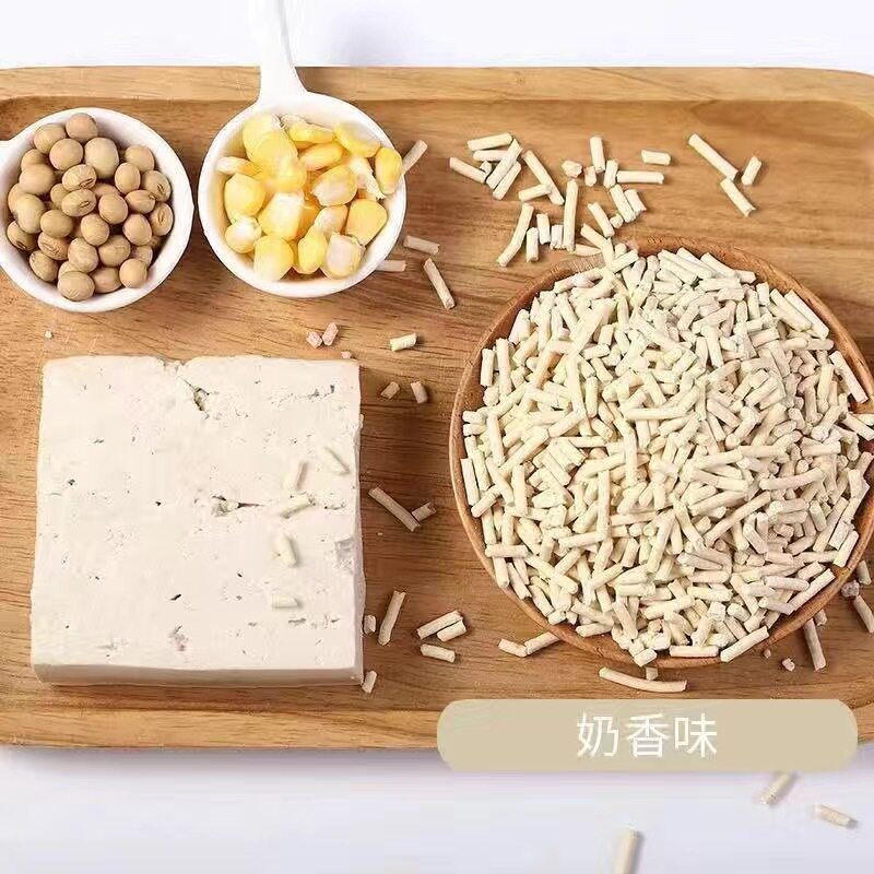 豆腐猫砂6l除臭低尘奶香豆腐砂猫舍猫砂厂家猫沙大量